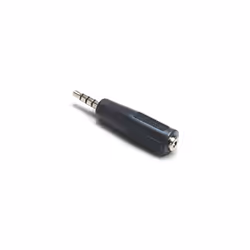 BKL Electronic 1102054, Jack plug 3.5 mm 4-pin, Jack coupling 3.5 mm stereo, Noir