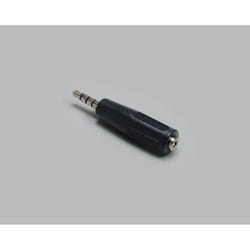 BKL Electronic 1102058 changeur de genre de câble 3.5 mm 4-pin 2.5 mm 4-pin Noir