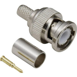 0401256/D 0401256/D Connecteur bnc mâle, droit 50 ω 1 pc(s) - Bkl Electronic