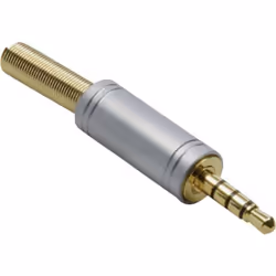 Jack 3.5 mm mâle droit BKL Electronic 1103088 Nombre de pôles: 4 stéréo or 1 pc(s)