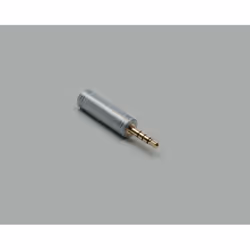 BKL Electronic 1103098, 3.5 mm Stereo, 3.5 mm 4-pin, Argent