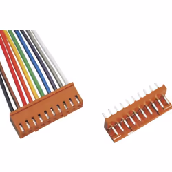 Informations techniques Couleur : marron Forme de la tige : carré Forme du connecteur : Barrette mâle droite Nbr de rangées : ...