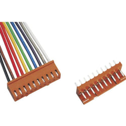 Cordon fil à carte assemblé Bkl Electronic 072508 Nbr total de pôles 10 Pas: 2.50 mm 1 set