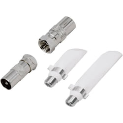 Bkl Electronic - 0403524 Set traversée de fenêtre coaxial-F passe-fenêtre Connexions: Fiche mâle f, Prise femelle f, Fich