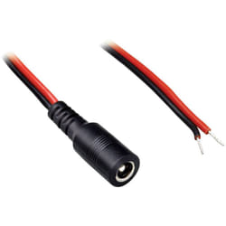 Câble de raccordement basse tension Bkl Electronic 075120 dc femelle - extrémité(s) ouverte(s) 2.50 mm 30.00 cm 1 pc(s) R226511