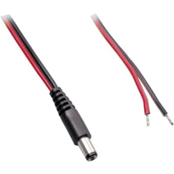 Bkl Electronic - Câble de raccordement basse tension 075153 dc mâle - extrémité(s) ouverte(s) 5.50 mm 1.00 m 1 pc(s) R226151
