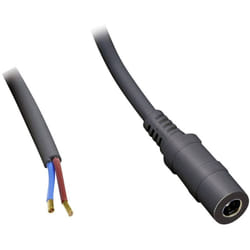 Bkl Electronic - Câble de raccordement basse tension 075184 dc femelle - extrémité(s) ouverte(s) 5.50 mm 2.10 mm 1.00 m 1 pc(s) R226911