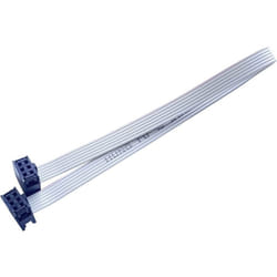 10120666 Câble en nappe Pas: 2.54 mm 6 x 0.08 mm² gris 1 pc(s) Q724602 - Bkl Electronic