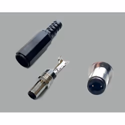 BKL Electronic 075254, DC, Noir, Laiton, Nickel, 12 V, 3 A