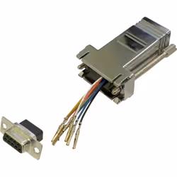 Informations techniques Forme du connecteur : Adaptateur/prolongateur droit Matériau du contact : doré Nombre de pôles : 9 Ty ...