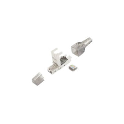 Bkl Electronic - fiche RJ45, sans outil, stp, cat 6A 10121201 mâle, droit nombre de pôles 8P8C argent 1 pc(s)