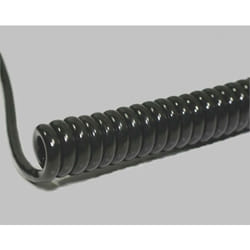 1506308 Câble spiralé Li12YD11Y 1200 mm/ 4800 mm6 x 0.50 mm²noir1 pc(s) R645372 - Bkl Electronic