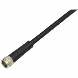 Informations techniques Connexion (composants) : fil, extrémités libres Couleur : noir Forme du connecteur : femelle, droit I ...