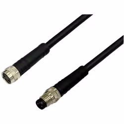 Informations techniques Couleur : noir Forme du connecteur : fiche droite vers raccord droit Indice de protection : IP65, IP6 ...