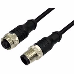Informations techniques Couleur : noir Forme du connecteur : fiche droite vers raccord droit Indice de protection : IP65, IP6 ...