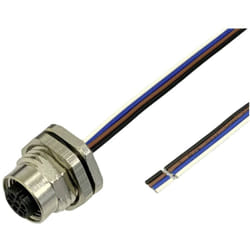 Bkl Electronic - 2703010 Prise encastrée pour capteur/actionneur M12 0.5 m Nombre de pôles: 4 1 pc(s)