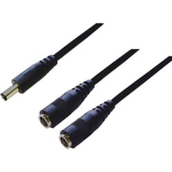 Bkl Electronic - 075922 Répartiteur dc dc mâle - raccord dc 5.5 mm 2.1 mm 0.30 m 1 pc(s) Single