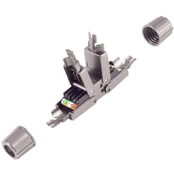 Bkl Electronic - 10121214 Connecteur lsa, sans outil, quick, stp, stp, Cat.. 6 bis noir Contenu: 1 pc(s)