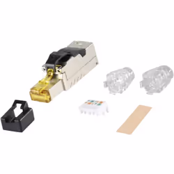 Informations techniques Couleur : argent Type de connexion A (entrées) : LSA Type de connexion B (sorties) : RJ45 mâle Foncti ...