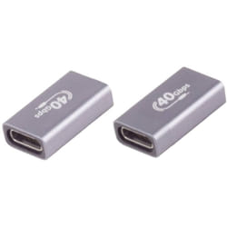 Connecteur USB-C ®, 4.0, 40 Gb/s, métal, Pro 10080137 BKL Electronic Contenu: 1 pc(s)
