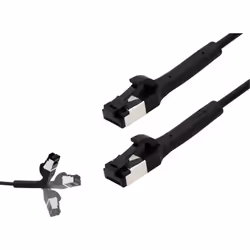 enquête Western 8/8 mâle (RJ45) - Western 8/8 mâle (RJ45) Pour applications 25GBASE / 40GBASE Bande passante pouvant atteindr ...