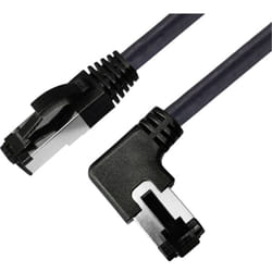 Bkl Electronic - 144038 RJ45 Câble réseau, câble patch cat 8.1 s/ftp 3 m noir sans halogène 1 pc(s)