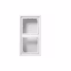 LS CUBE | Boîte de surface 2 éléments blanc alpin JUNG LS582AWW Votre mécanisme de surface de la série JUNG LS LS CUBE est la ...