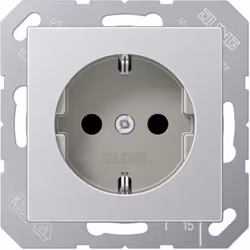 Informations techniques Composants du commutateur : Insert Couleur : aluminium Courant nominal : 16 A Fonction appareillage : ...