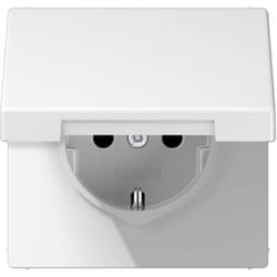 Jung - Insert Prise avec cache rabattable blanc LS1520KIKLWW 1 pc(s) Q262932