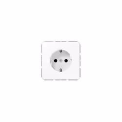 Prise de courant Schuko, 16 A 250 V ~, avec protection de contact, version Schuko avec ressort bornes pour conducteurs rigide ...