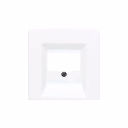 JUNG LS 969 T WW. Couleur: Blanc, Matériel: Thermoplastique, Compatibilité de marque: JUNG Caractéristiques : - Couleur : Bla ...