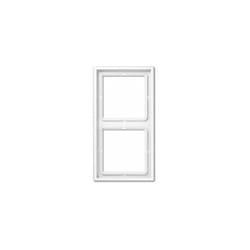 Jung - Cadre 2 éléments white alpine ls 982 ww