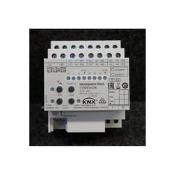 Jung - Actionneur de chauffage modulaire 6 voies système bus knx 230V pour pose sur rail din 4 modules