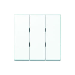 Jung - bascule triple pour interrupteur + bouton poussoir a 593 bf ww A593BFWW