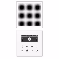 Smart Radio Dab + Bluetooth Kit Mono S Ls Haut-Parleur Blanc Alpin Ju