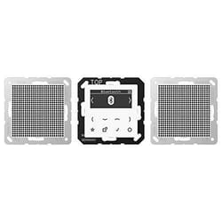 Radio numérique JUNG - Daba2Btww - Bluetooth - Haut-parleurs stéréo - DAB+ et FM - Alpinweiß