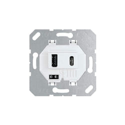 Jung - USB15CAWW chargeur usb duroplast blanc alpin