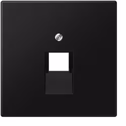 enjoliveur - pour prise rj45 simple - noir - jung ls969-1uaswm