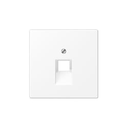 Jung - plaque centrale téléphonique ls blanc mat (référence : LS969-1UAWWM) LS9691UAWWM