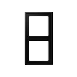 Double cadre ls noir mat (référence : Jung LS982SWM)