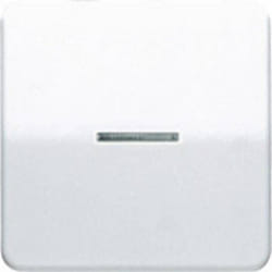 Jung simple Cache Interrupteur avec témoin lumineux Bouton-poussoir avec témoins lumineux blanc crème CD590KO5 1 pc(s)