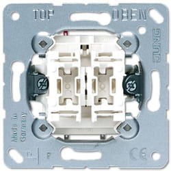 JUNG 505 U commutateur électrique 1P Métallique, Blanc