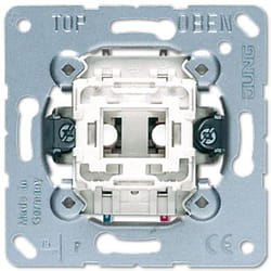 JUNG 533 U commutateur électrique Bouton-poussoir 1P Métallique
