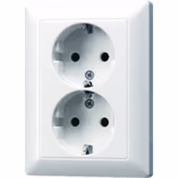 Jung x2 Insert Prise 2P+T blanc-alpin AS5020UWW 1 pc(s)