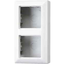 Jung - x2 Cadre Boîtier montage apparent (en saillie) blanc-alpin AS582AWW 1 pc(s)