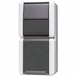 JUNG 876 W, Blanc, 250 V, 16 A, 75 mm, 58 mm, 151 mm