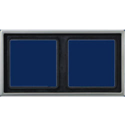 Jung - x2 Cadre Cache acier inoxydable ES2982 1 pc(s)