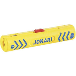 Jokari 30600 Secura Coaxi No.1 Dénudeur de câble adapté pour câbles coaxiaux Câbles ronds en PVC 4.8 à 7.5 mm RG58 RG