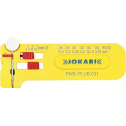 Jokari - 40024 pws-plus 001 Dénudeur de fil adapté pour Fils en pvc 0.12 à 0.40 mm