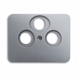 Busch-Jaeger 1743-03-266, Titane, Métal, conventionnel, Busch-Jaeger, Mat, SAT + TV + Radio